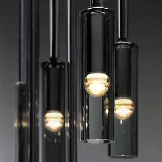 Charlot Smoked Glass Pendant Light