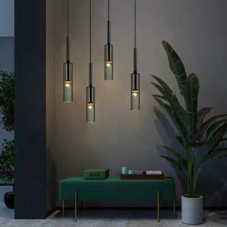 Charlot Smoked Glass Pendant Light