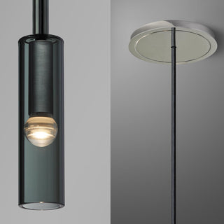 Charlot Smoked Glass Pendant Light