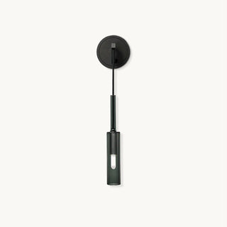 Kael Minimalist Black Metal Wall Sconce