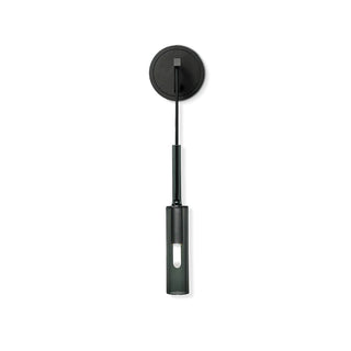Kael Minimalist Black Metal Wall Sconce