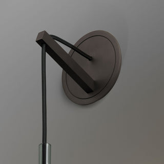 Kael Minimalist Black Metal Wall Sconce