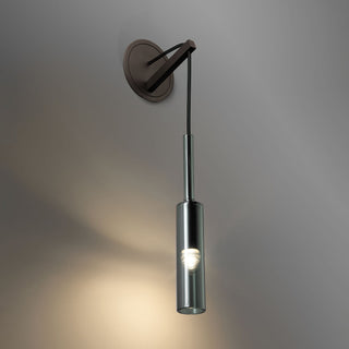 Kael Minimalist Black Metal Wall Sconce