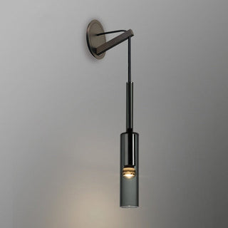 Kael Minimalist Black Metal Wall Sconce