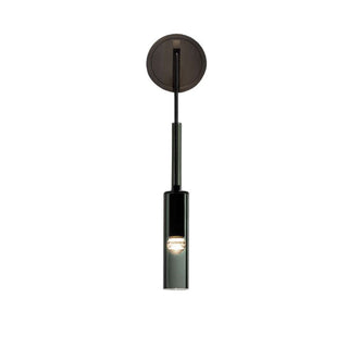 Kael Minimalist Black Metal Wall Sconce