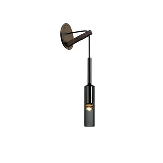 Kael Minimalist Black Metal Wall Sconce