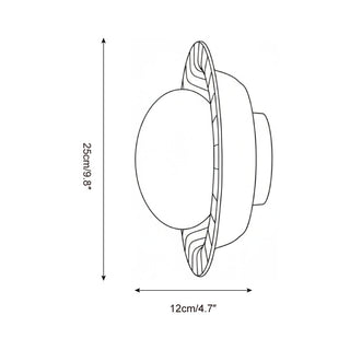Rovan Classic Ceramic Wall Lamp