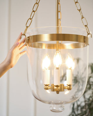Cinder Traditional Glass Pendant Light