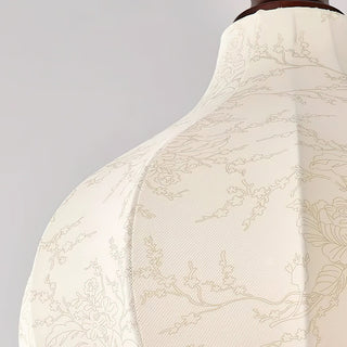 Chestnuts Retro Floral Fabric Pendant Light