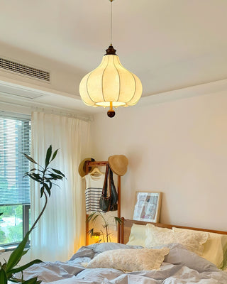 Chestnuts Retro Floral Fabric Pendant Light