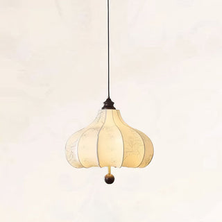Chestnuts Retro Floral Fabric Pendant Light
