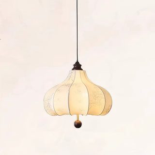 Chestnuts Retro Floral Fabric Pendant Light