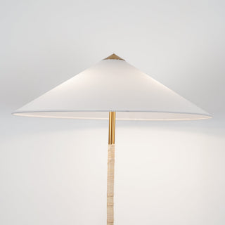 Chinese Farmhouse Fabric Floor Lamp