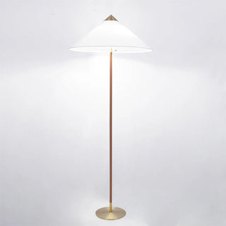 Chinese Farmhouse Fabric Floor Lamp