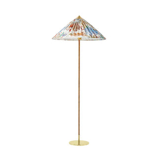 Chinese Farmhouse Fabric Floor Lamp