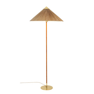 Chinese Farmhouse Fabric Floor Lamp