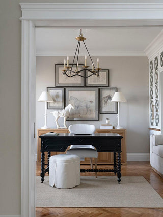 Choros Sculptural Brass Chandelier