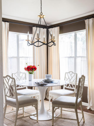 Choros Sculptural Brass Chandelier