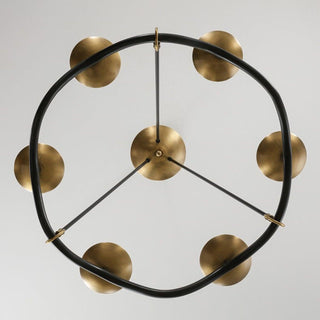 Choros Sculptural Brass Chandelier