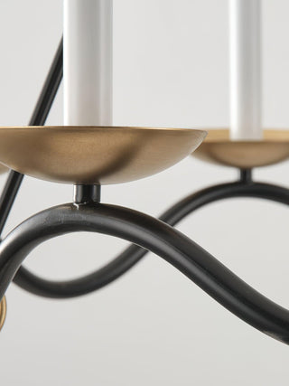 Choros Sculptural Brass Chandelier