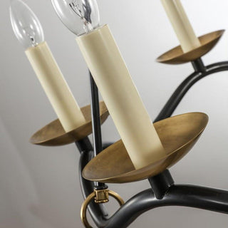 Choros Sculptural Brass Chandelier