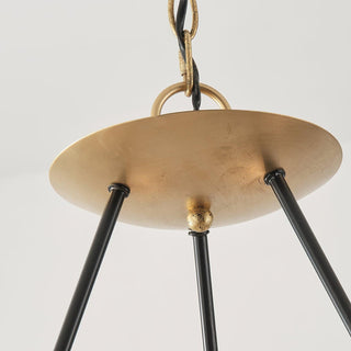 Choros Sculptural Brass Chandelier