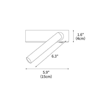 Chors Recessed Modern Metal Wall Light