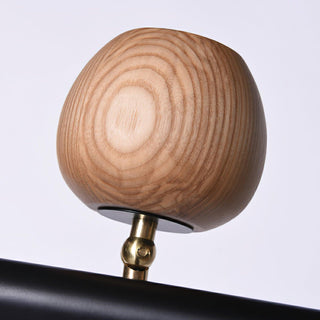 Harvest Contemporary Wood Chandelier