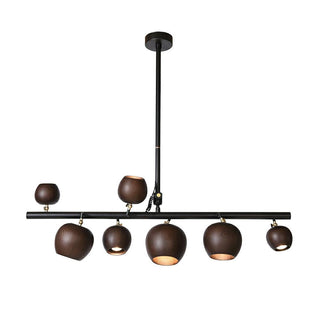 Harvest Contemporary Wood Chandelier