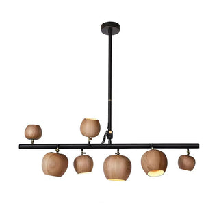Harvest Contemporary Wood Chandelier