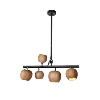 Harvest Contemporary Wood Chandelier