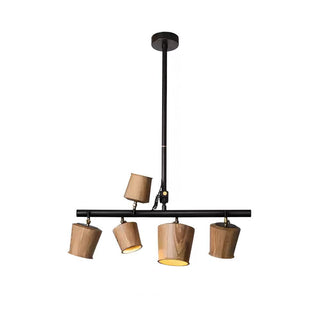Harvest Contemporary Wood Chandelier