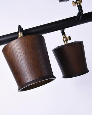 Harvest Contemporary Wood Chandelier