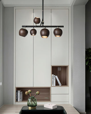 Harvest Contemporary Wood Chandelier
