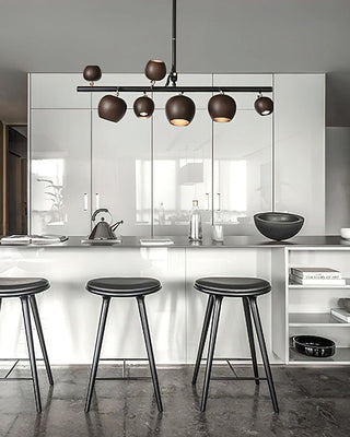 Harvest Contemporary Wood Chandelier