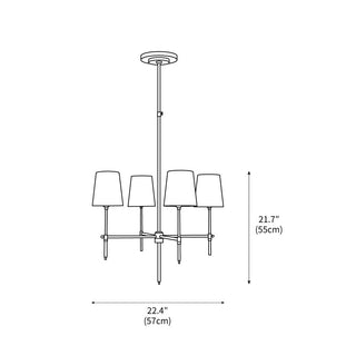 Cillian Classic Brass Chandelier