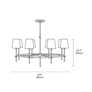 Cillian Classic Brass Chandelier