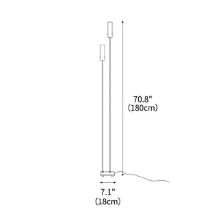 Cima Minimalist Metal Floor Light
