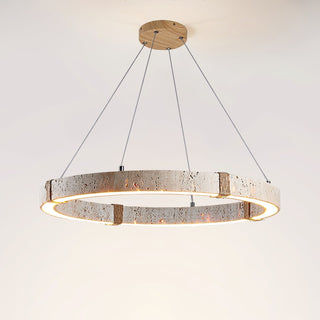 Alsilis Travertine Chandelier - Blowlighting