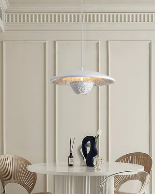 Classic Flying Saucer Vintage Resin Pendant Light