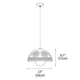 Classical Wenban Vintage Resin Pendant Light