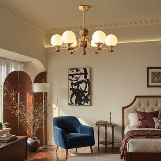 Claudia Mid-Century Globe Cluster Chandelier