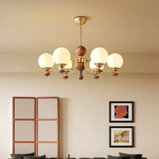 Claudia Mid-Century Globe Cluster Chandelier