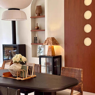 Kai Trapezoidal Cork Table Lamp