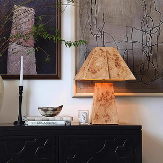 Kai Trapezoidal Cork Table Lamp