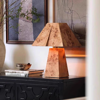 Kai Trapezoidal Cork Table Lamp