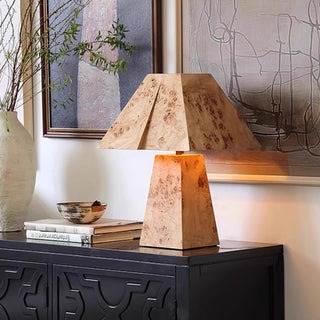 Kai Trapezoidal Cork Table Lamp