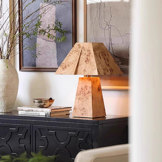 Kai Trapezoidal Cork Table Lamp