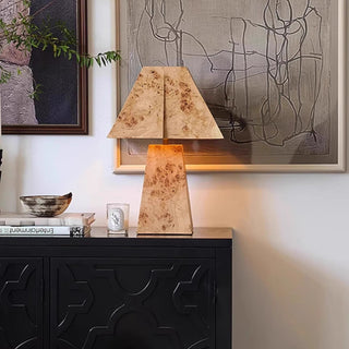 Kai Trapezoidal Cork Table Lamp