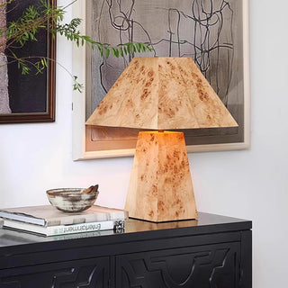 Kai Trapezoidal Cork Table Lamp